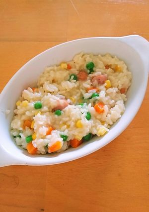 幼児食にも☆ミックスベジタブルでリゾット-レシピのメイン写真