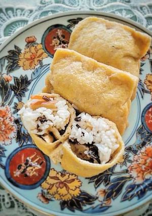 食感楽しい！きくらげ入りおいなりさん-レシピのメイン写真