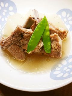 圧力鍋で!スペアリブと大根の昆布茶煮♪-レシピのメイン写真