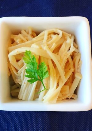 えのき　煎り酒　明太-レシピのメイン写真