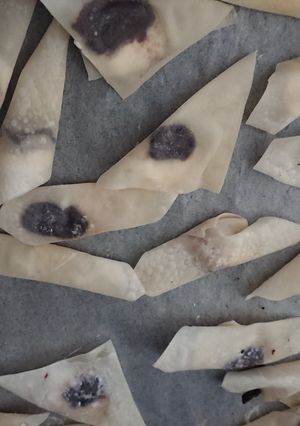 ワンタンの皮でパリパリおやつ-レシピのメイン写真