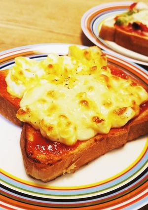 簡単!ふわふわたまごトースト-レシピのメイン写真