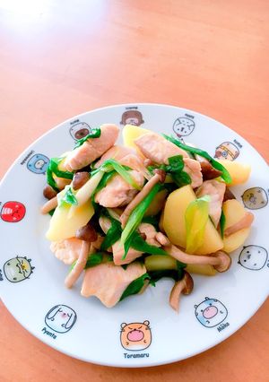 胸肉じゃがバタ甘口しょうゆ✤高血圧予防!-レシピのメイン写真