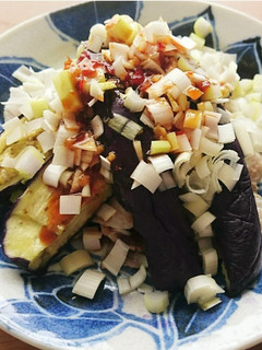 甘辛ダレで食べる茄子と豚肉のしゃぶしゃぶ-レシピのメイン写真