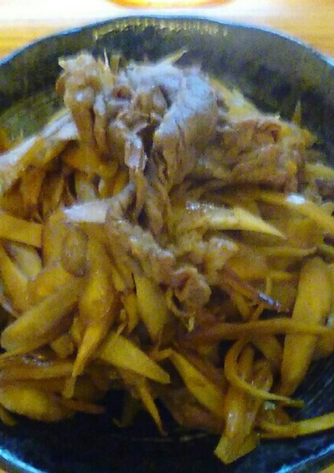 牛肉とごぼうのきんぴら風しぐれ煮-レシピのメイン写真