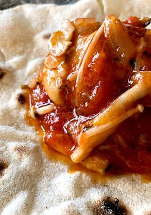 ローズマリーとバジル香る鶏と茸のトマト煮-レシピのメイン写真