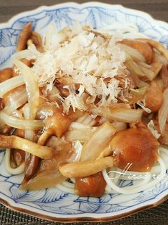 ヘルシー☆なめこの和風あんかけうどん-レシピのメイン写真