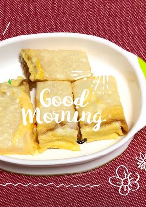 簡単卵チーズトースト♪朝食♪一歳〜-レシピのメイン写真