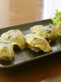 牡蠣と春菊のチーズピカタ-レシピのメイン写真