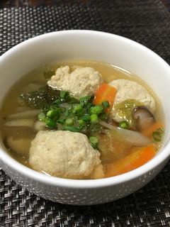 ☆フワッととろける鶏だんごスープ☆-レシピのメイン写真