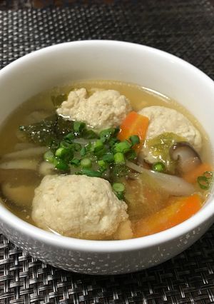 ☆フワッととろける鶏だんごスープ☆-レシピのメイン写真
