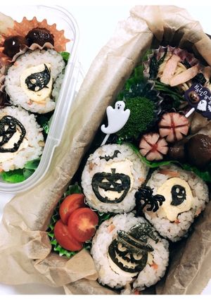 ハロウィンお弁当-レシピのメイン写真