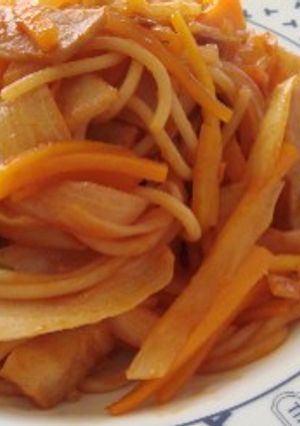 基本のナポリタン♪野菜たっぷり喫茶直伝-レシピのメイン写真