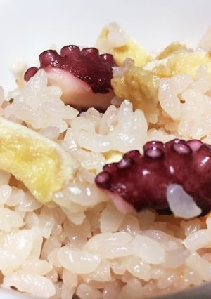 うどんスープで作る簡単たこ飯 ♪-レシピのメイン写真