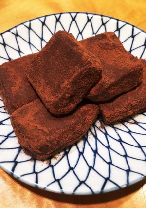 グレープフルーツとラム酒が香る生チョコ-レシピのメイン写真