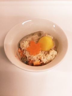 ❁土鍋で♡栗と甘鮭の炊き込みご飯❁-レシピのメイン写真