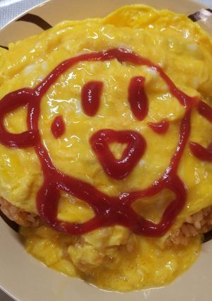 子供も喜ぶ☆カービィオムライス-レシピのメイン写真