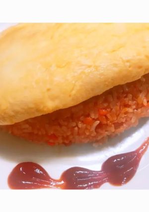 オムライス（上手くいけばとろけます✩-レシピのメイン写真