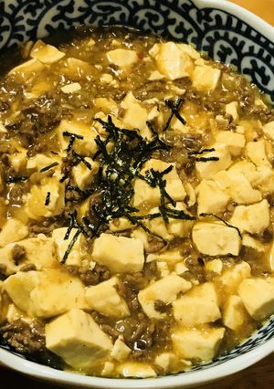 合い挽き肉＆玉葱の麻婆豆腐●中華みそ風味-レシピのメイン写真