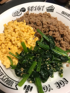 三色丼-レシピのメイン写真