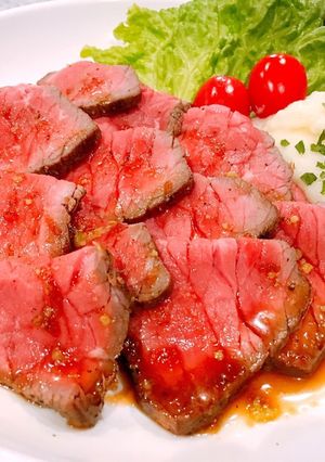 やみつきローストビーフ 簡単フライパン-レシピのメイン写真