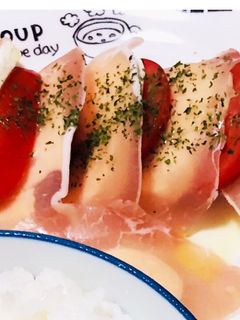 簡単☆生ハムトマトのカプレーゼ☆5分!-レシピのメイン写真