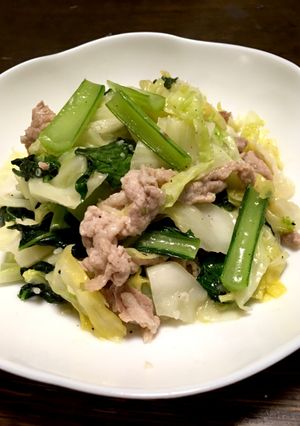 塩麹と酒で…肉野菜炒め-レシピのメイン写真
