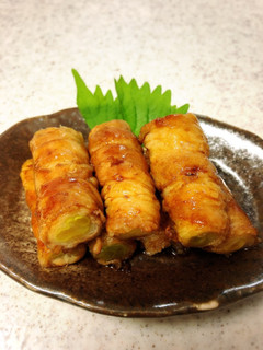 超簡単♪長ネギの豚バラ巻き♪甘辛醤油味-レシピのメイン写真