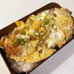 รูปของ 高校生男子お弁当に最高！チキンカツ丼