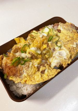 高校生男子お弁当に最高！チキンカツ丼-レシピのメイン写真
