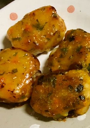 かぼちゃとじゃがいものもっちーず(編集中-レシピのメイン写真