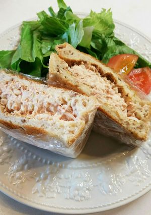 ツナマヨ ホットサンド 玉ねぎいり！-レシピのメイン写真