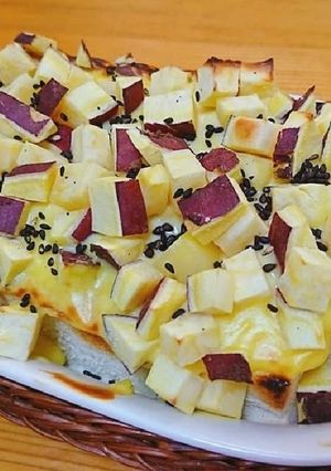 食パンで！さつまいもカスタード-レシピのメイン写真