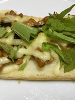 フジッコ煮と納豆トースト-レシピのメイン写真
