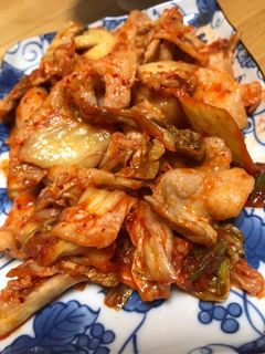 白米モリモリ☆辛旨ガッツリ豚キムチ炒め-レシピのメイン写真
