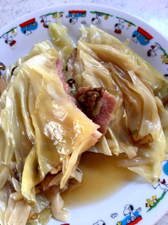 フライパンでキャベツの重ね煮-レシピのメイン写真