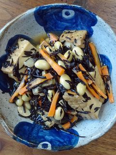 ひじきと厚揚げの炒め煮-レシピのメイン写真