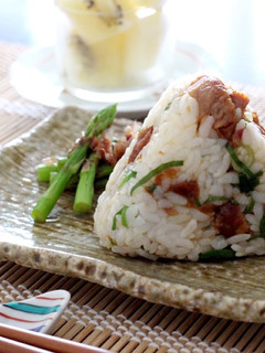 おにぎり朝食☆チャーシューのおにぎり-レシピのメイン写真