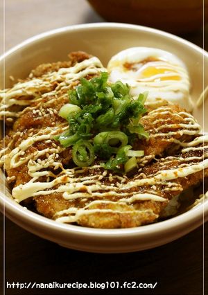 ピリ辛マヨカツ丼-レシピのメイン写真