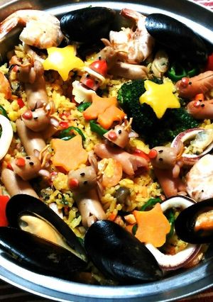 Xmasパエリア-レシピのメイン写真