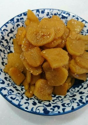 たくあんリメイク☆甘辛ごま油炒め-レシピのメイン写真