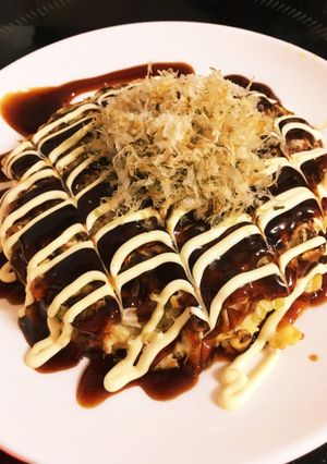 キャベツぐらいしかねえ出汁お好み焼き-レシピのメイン写真