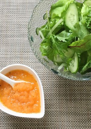 すりおろし野菜と米油のドレッシング-レシピのメイン写真