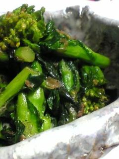 苦味がたまらない☆菜の花のおかか炒め-レシピのメイン写真