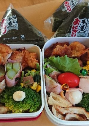 高１男子のお弁当11月とパパのお弁当-レシピのメイン写真
