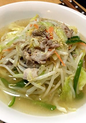 野菜たっぷりタンメン-レシピのメイン写真