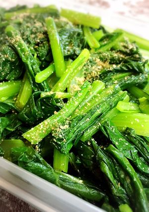 小松菜のごま味噌和え(おひたし風）-レシピのメイン写真