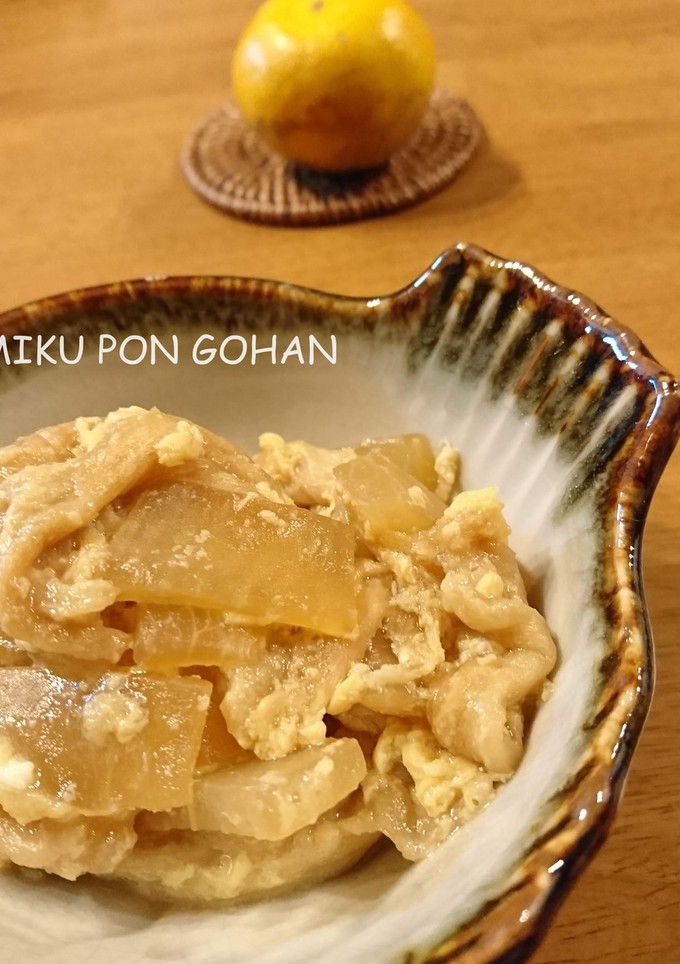 大根と麩のとろみ卵とじ-レシピのメイン写真