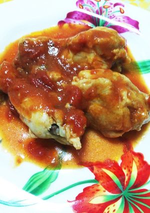 鍋1つで簡単鶏手羽のトマトソース煮込み-レシピのメイン写真