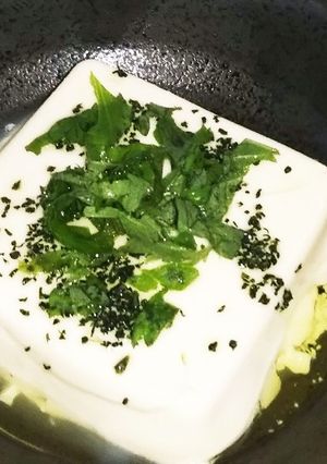 冷でも温でも♪青じそふりかけのやっこ-レシピのメイン写真
